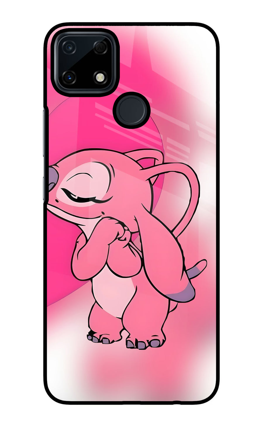 Angel Hug Realme Narzo 30A Back Cover, Glass case