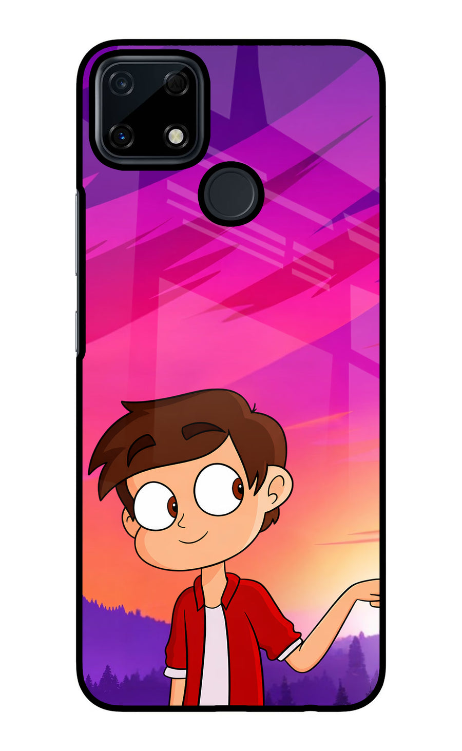 Marco Sunset Realme Narzo 30A Back Cover, Glass case