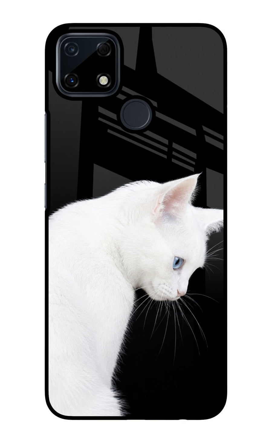 Snow Gaze Realme Narzo 30A Back Cover, Glass case