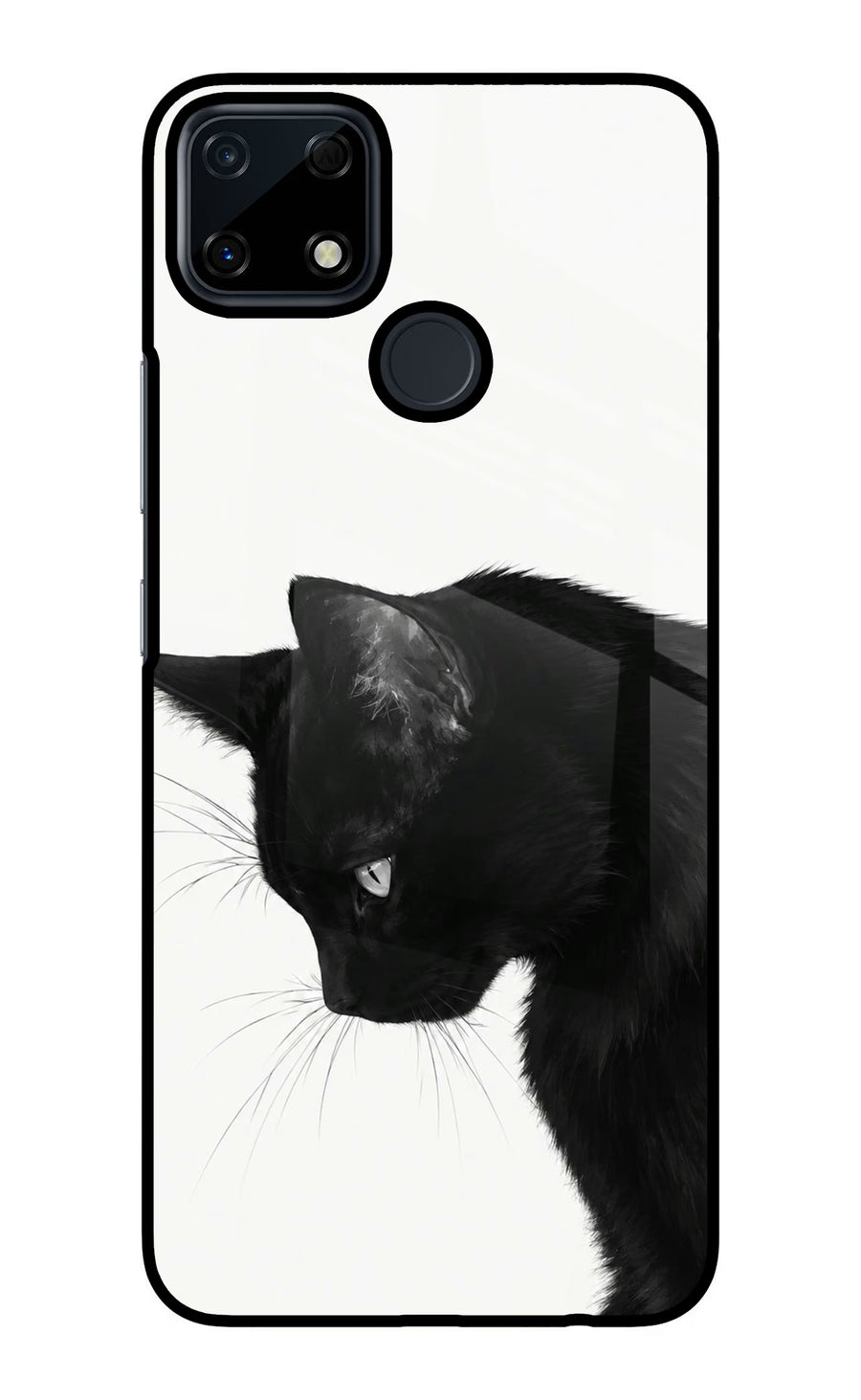 Shadow Gaze Realme Narzo 30A Back Cover, Glass case