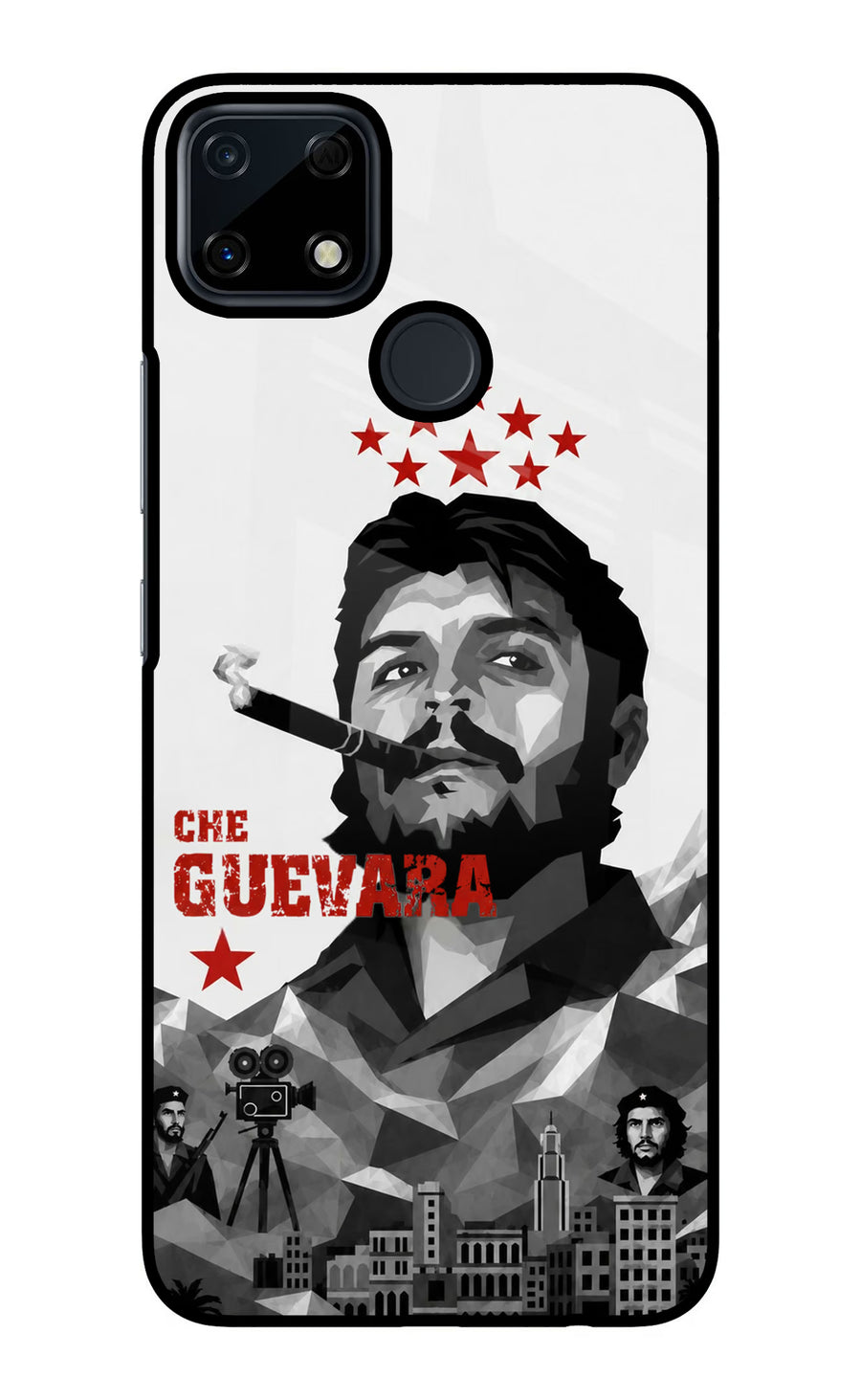 Che Guevara Iconic Realme Narzo 30A Back Cover, Glass case