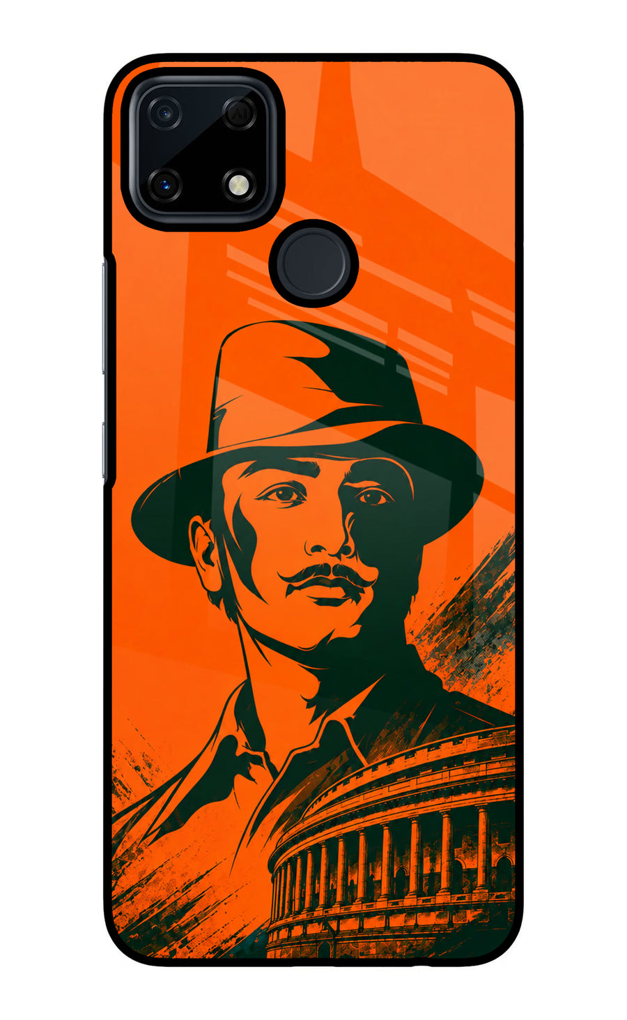 Bhagat Singh Legacy Realme Narzo 30A Back Cover, Glass case