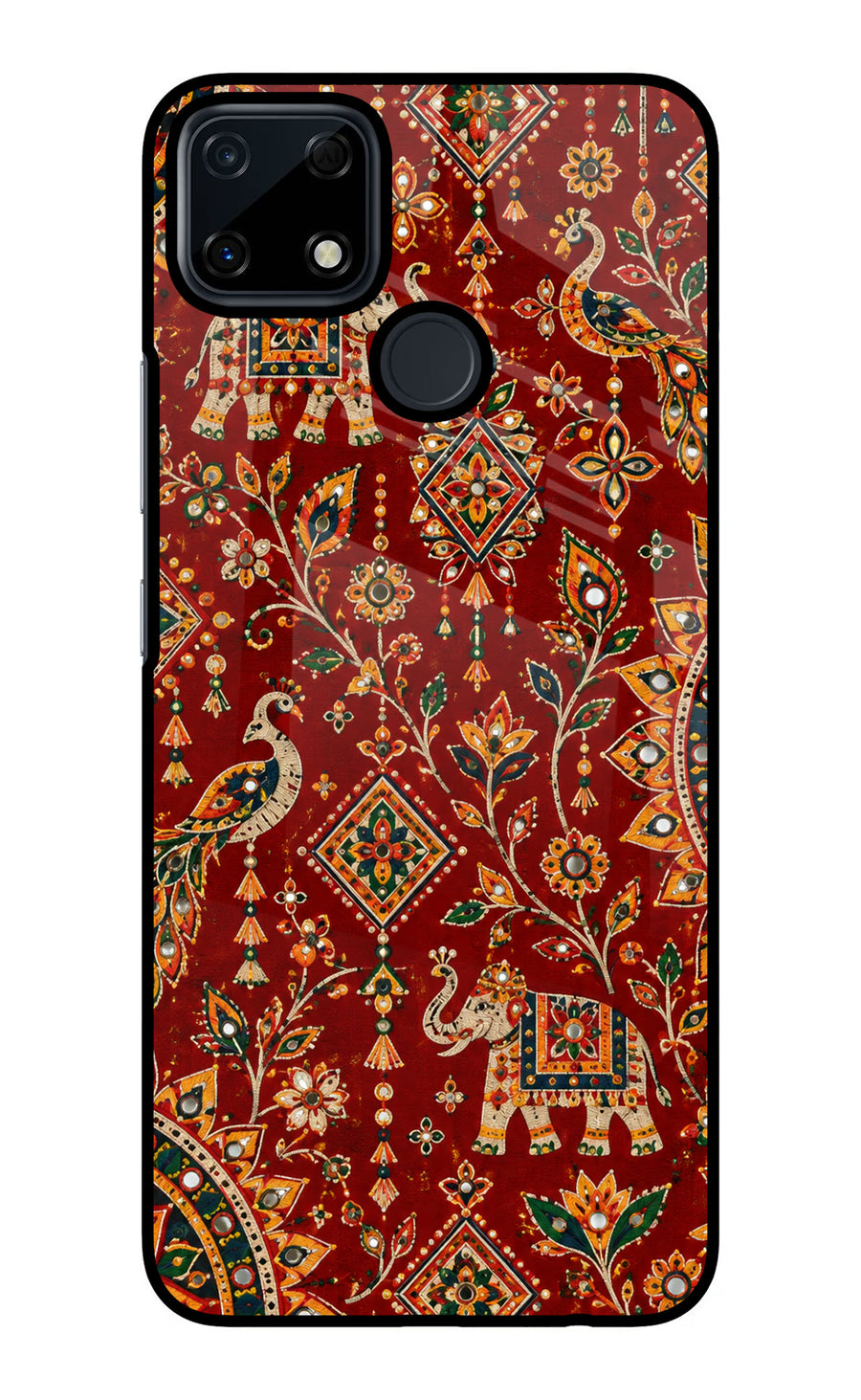 Laal Riwaaz Realme Narzo 30A Back Cover, Glass case