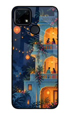 Balcony Glow Realme Narzo 30A Glass Case Back Cover by Casekaro