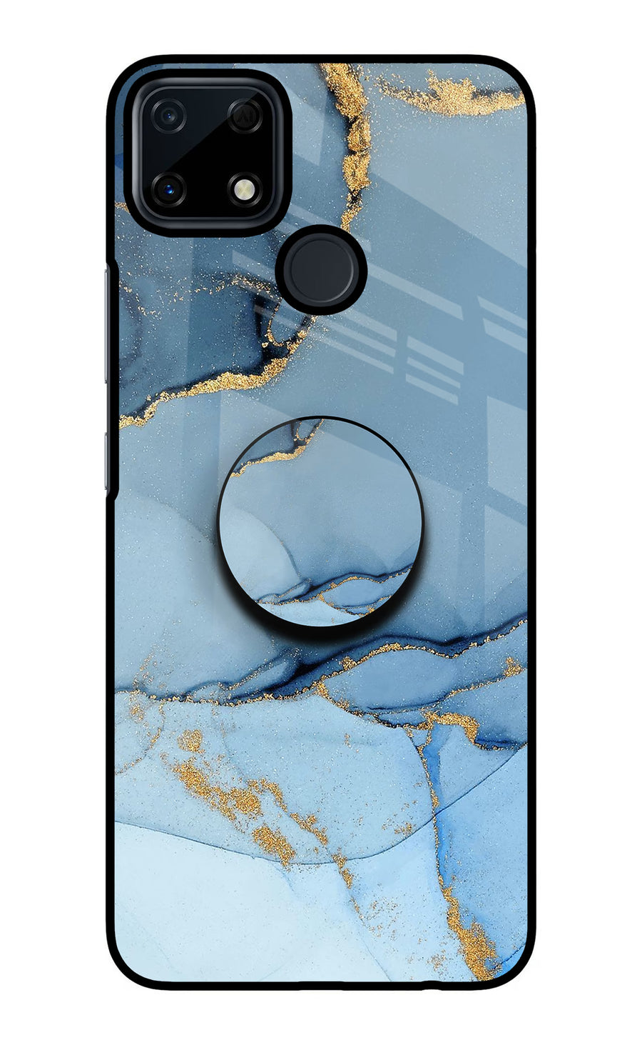 Blue Marble Realme Narzo 30A Pop Case, Glass case