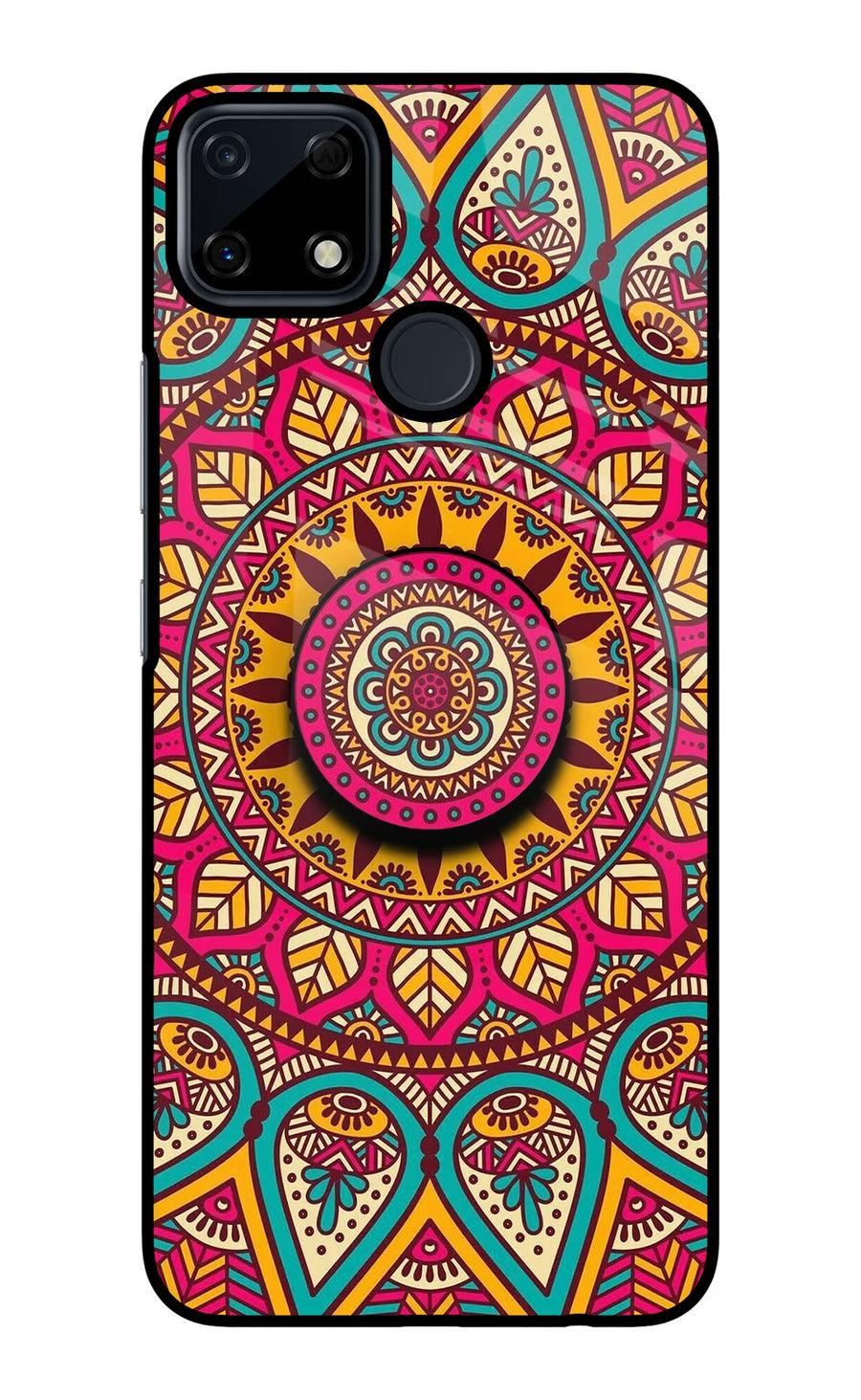 Mandala Realme Narzo 30A Pop Case, Glass case