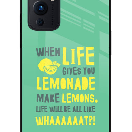 Quote Oneplus 9 Glass Case