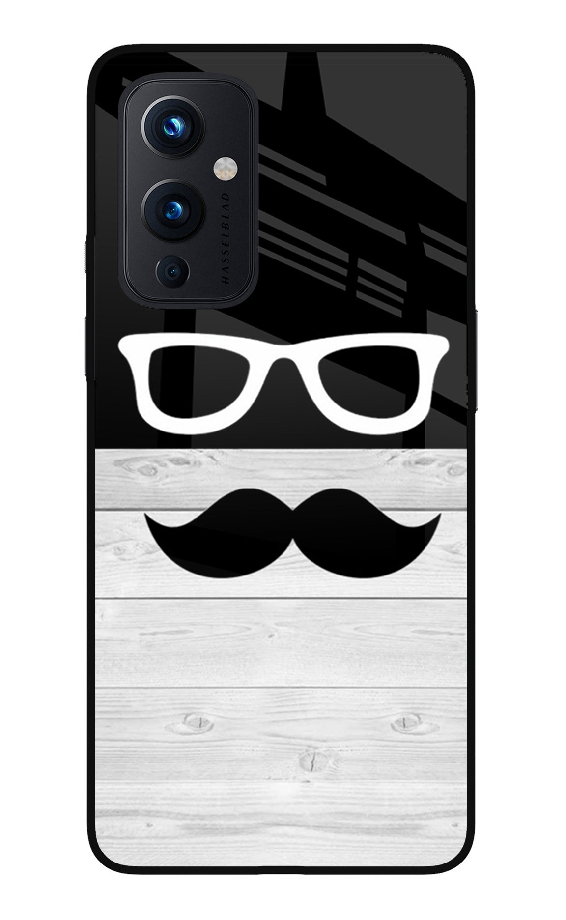 Mustache Oneplus 9 Glass Case