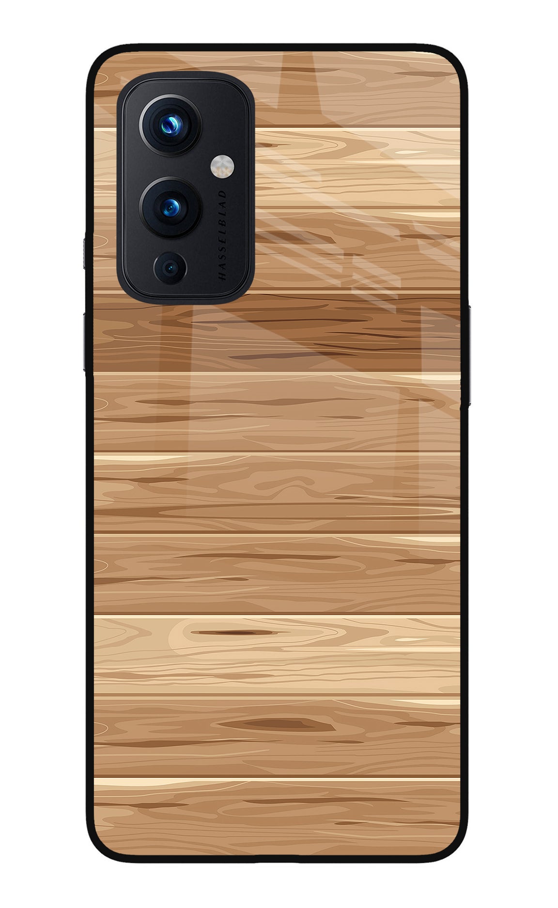 Wooden Vector Oneplus 9 Glass Case