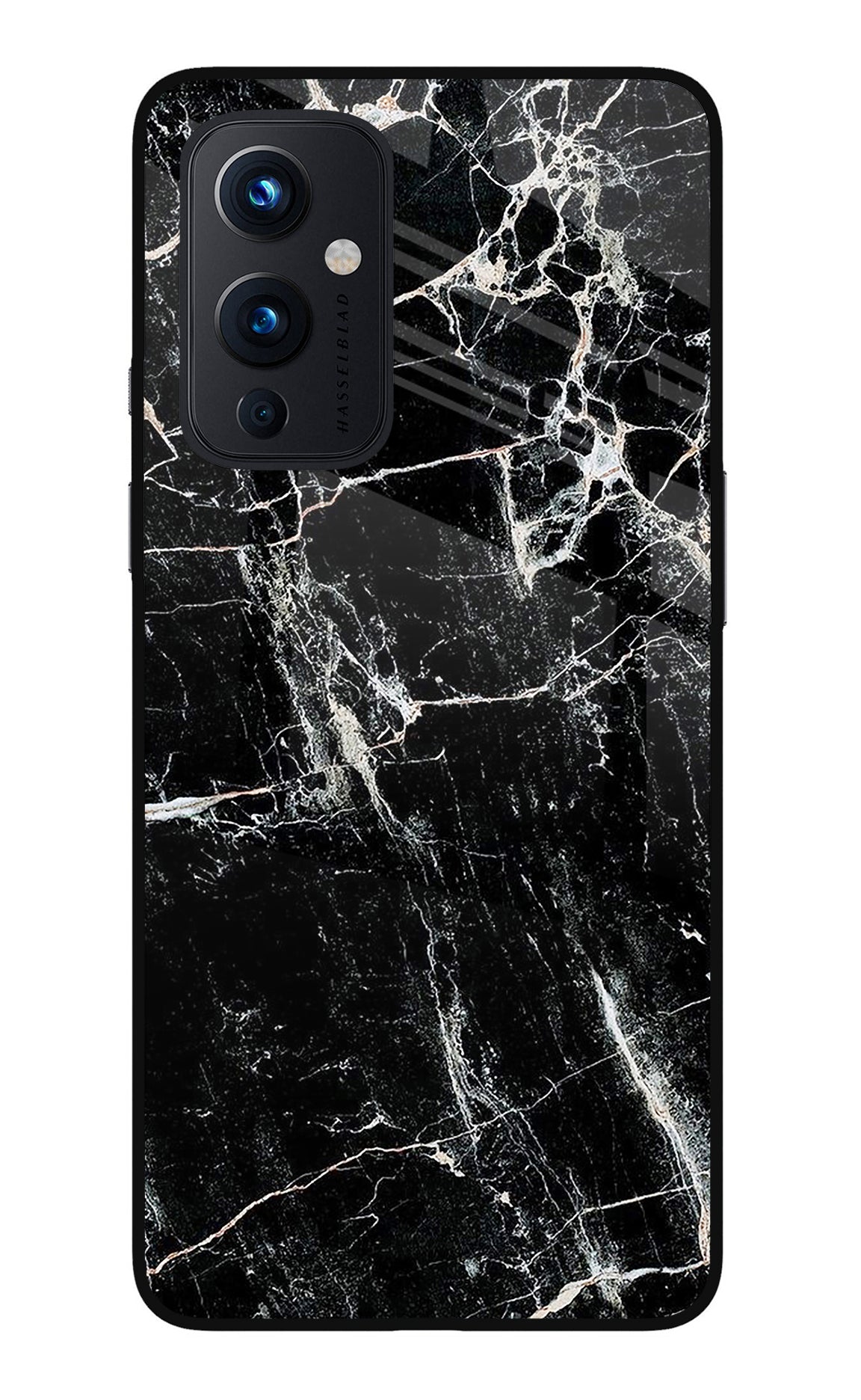 Black Marble Texture Oneplus 9 Back Cover