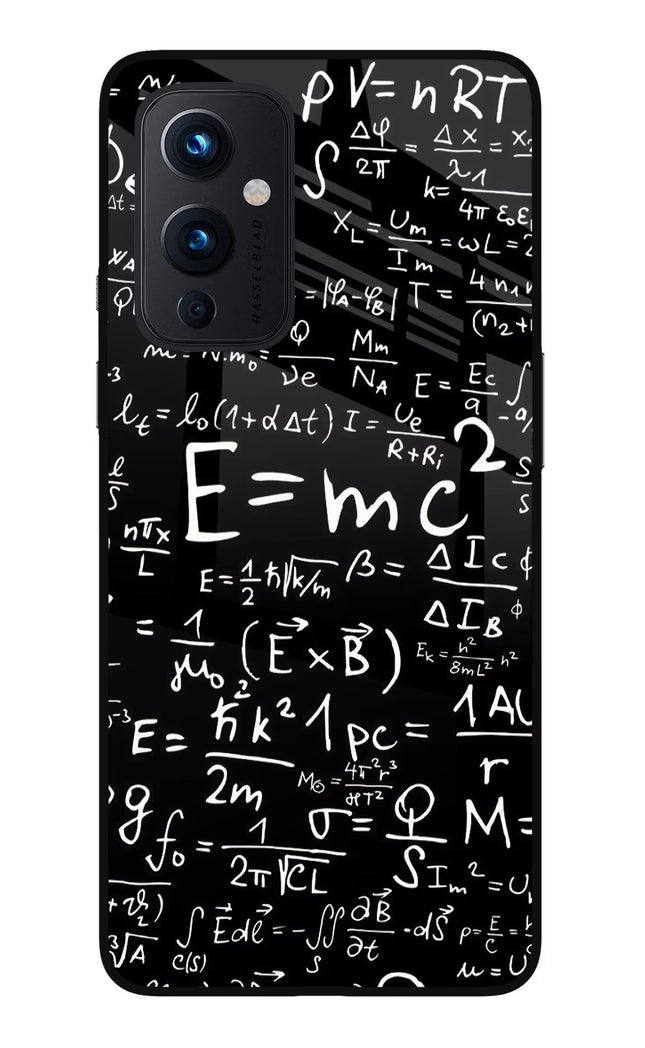 Physics Formula Oneplus 9 Glass Case