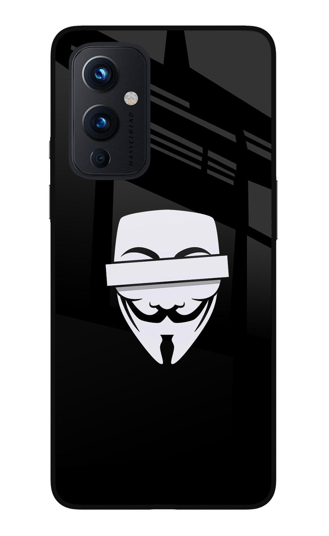 Anonymous Face Oneplus 9 Back Cover