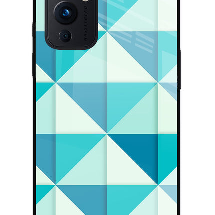 Abstract Oneplus 9 Glass Case