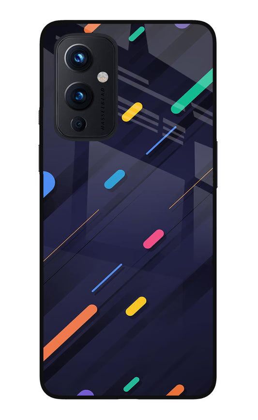 Abstract Design Oneplus 9 Glass Case