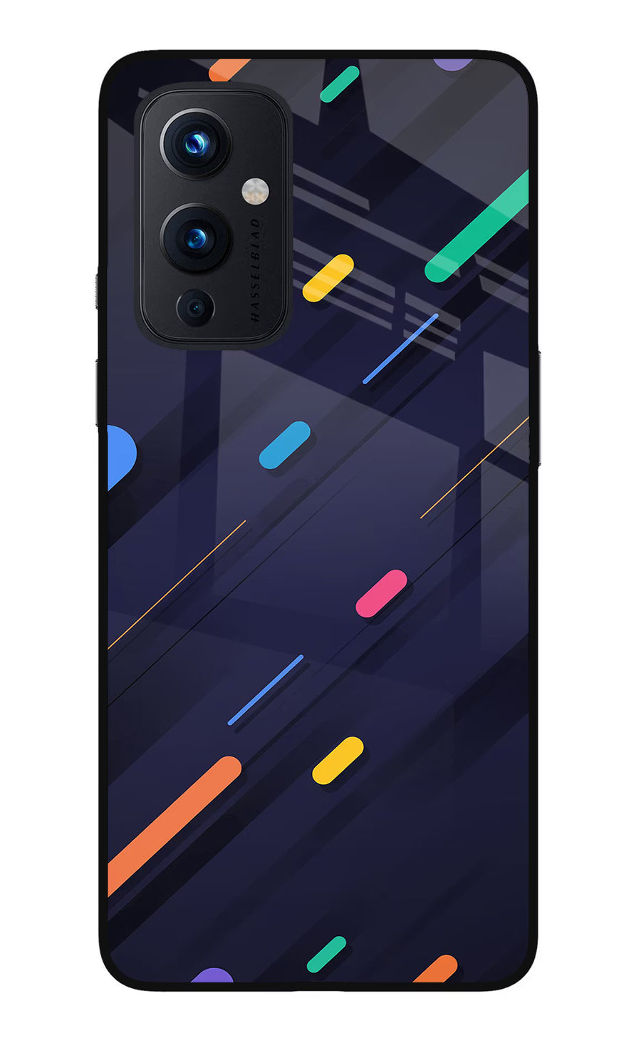 Abstract Design Oneplus 9 Back Cover, Glass case