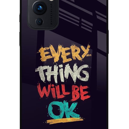 Everything Will Be Ok Oneplus 9 Glass Case
