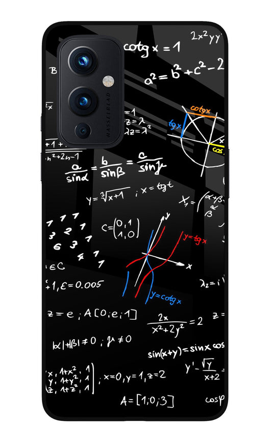 Mathematics Formula Oneplus 9 Glass Case