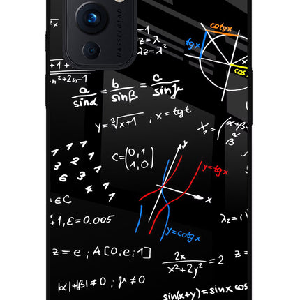 Mathematics Formula Oneplus 9 Glass Case