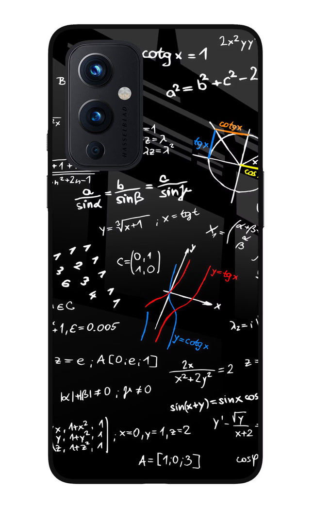 Mathematics Formula Oneplus 9 Glass Case