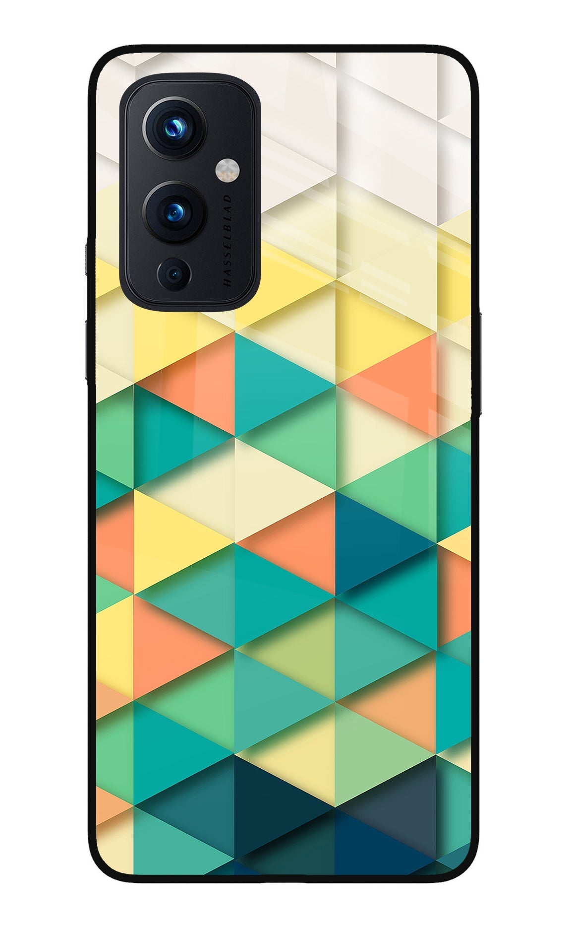 Abstract Oneplus 9 Glass Case