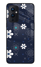 Flowers Oneplus 9 Glass Case