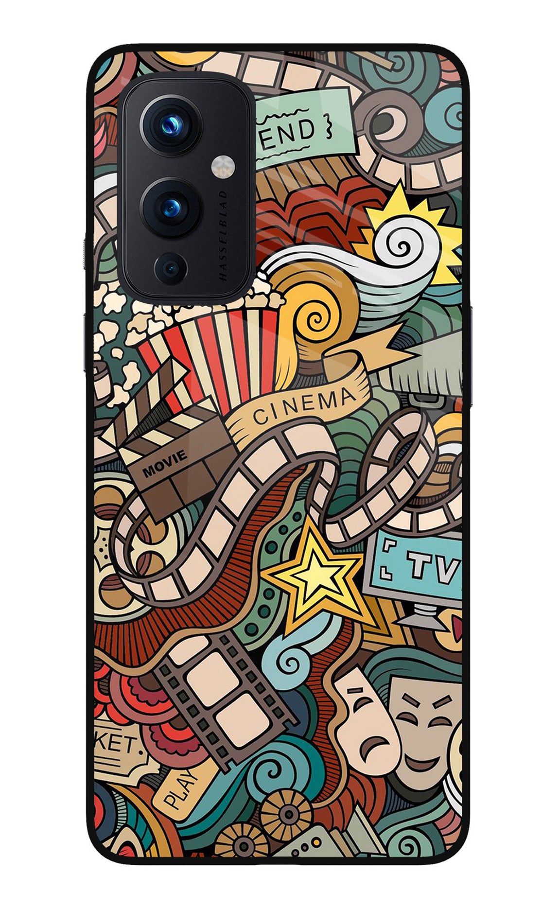 Cinema Abstract Oneplus 9 Back Cover