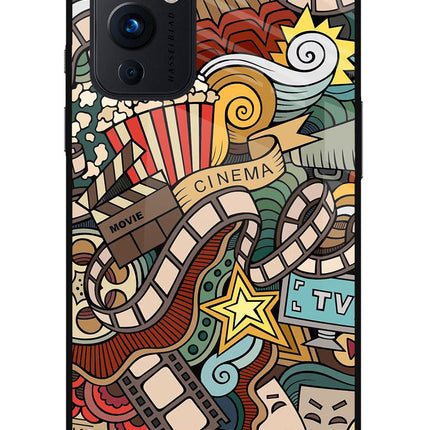Cinema Abstract Oneplus 9 Glass Case