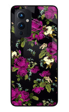 Flowers Oneplus 9 Glass Case