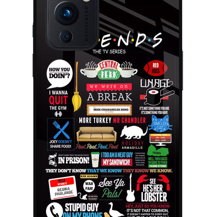 FRIENDS Oneplus 9 Glass Case