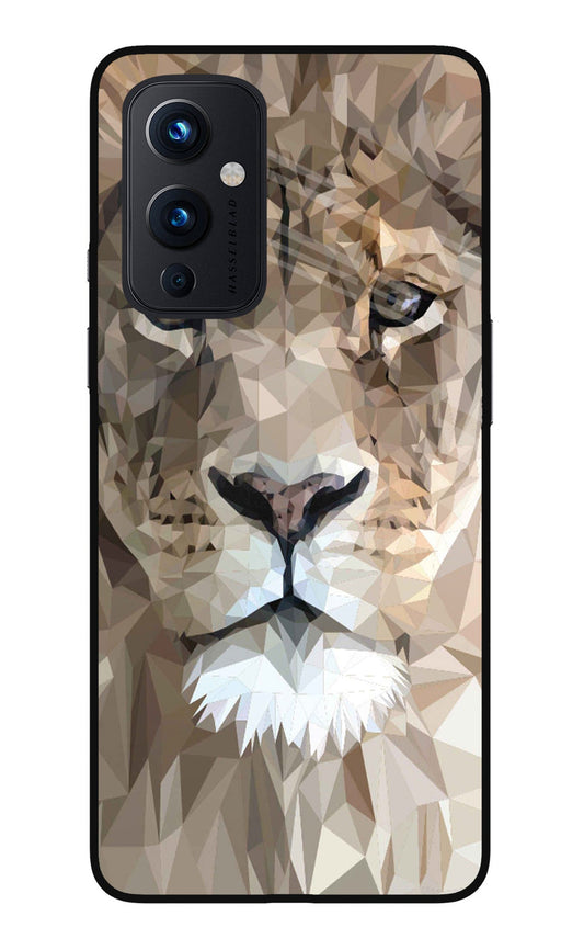 Lion Art Oneplus 9 Glass Case