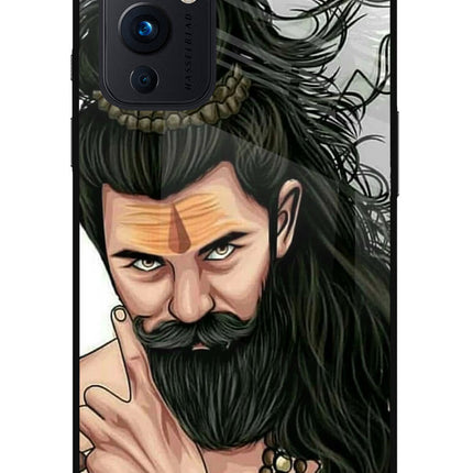 Mahadev Oneplus 9 Glass Case Back Cover by Casekaro