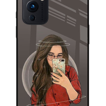 Selfie Queen Oneplus 9 Glass Case