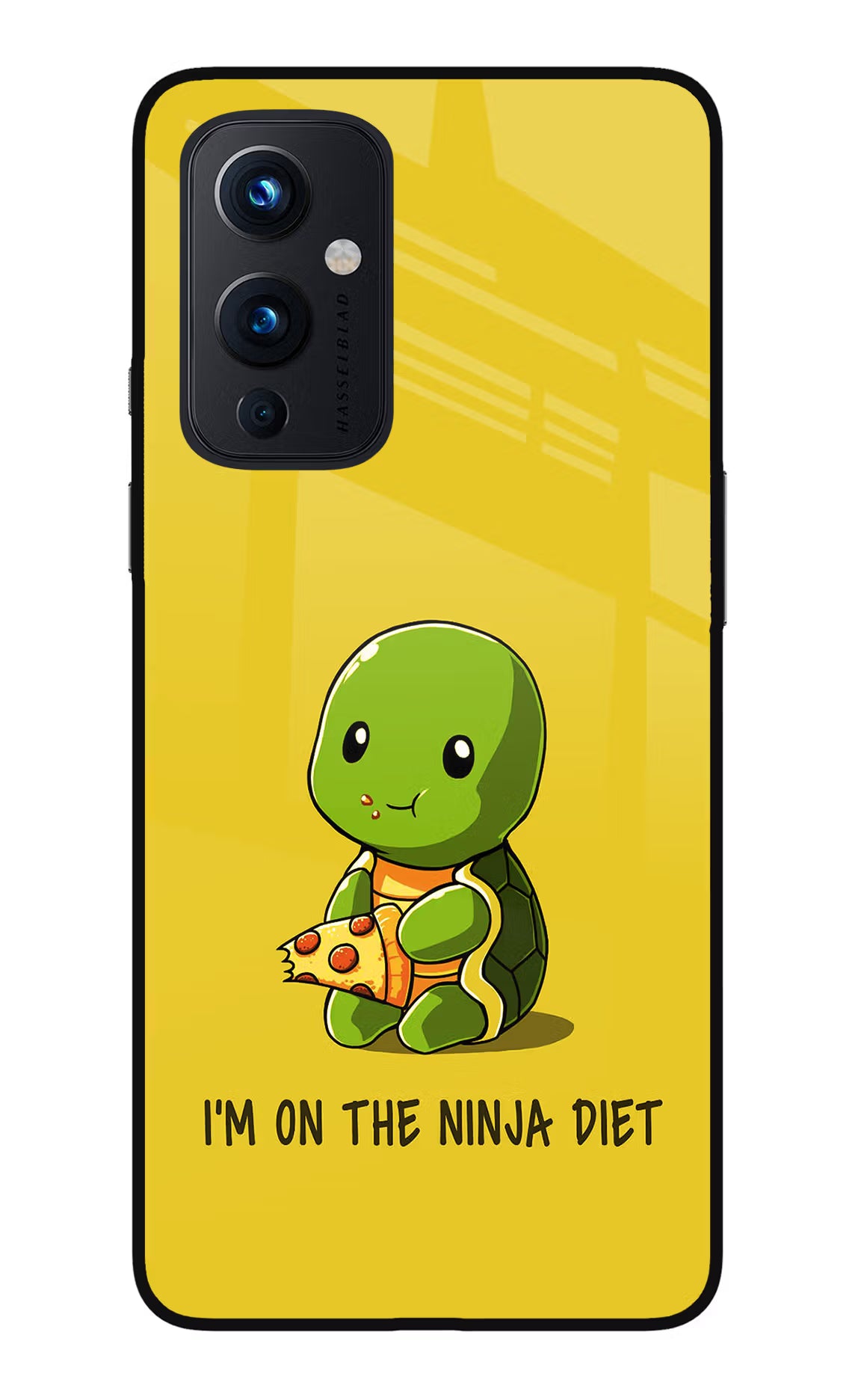 I'm on Ninja Diet Oneplus 9 Glass Case Back Cover by Casekaro