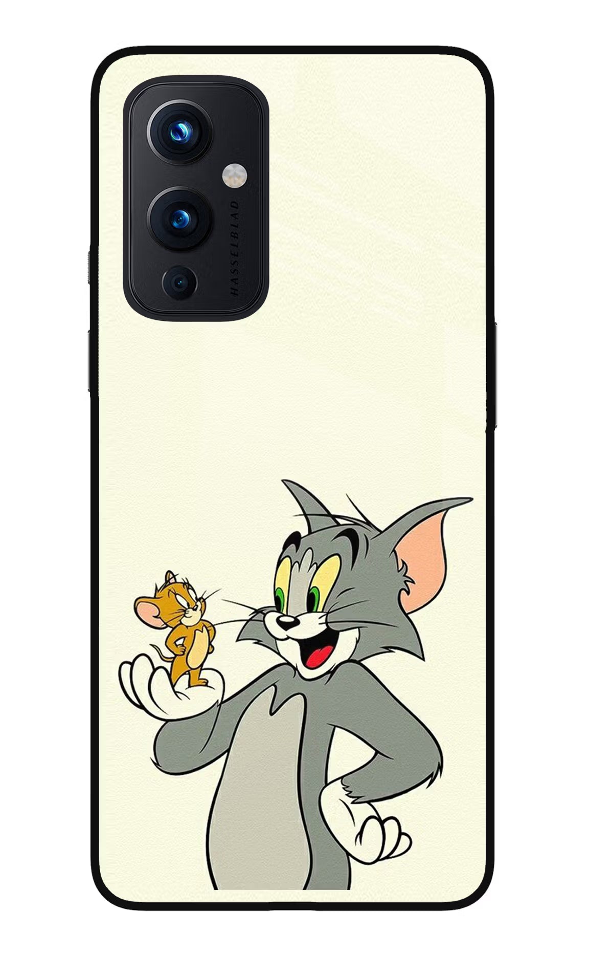 Tom & Jerry Oneplus 9 Glass Case Back Cover by Casekaro