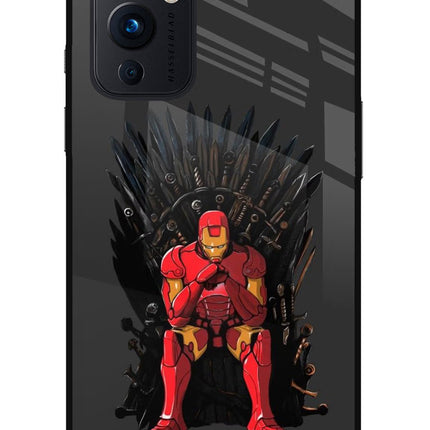 Ironman Throne Oneplus 9 Glass Case