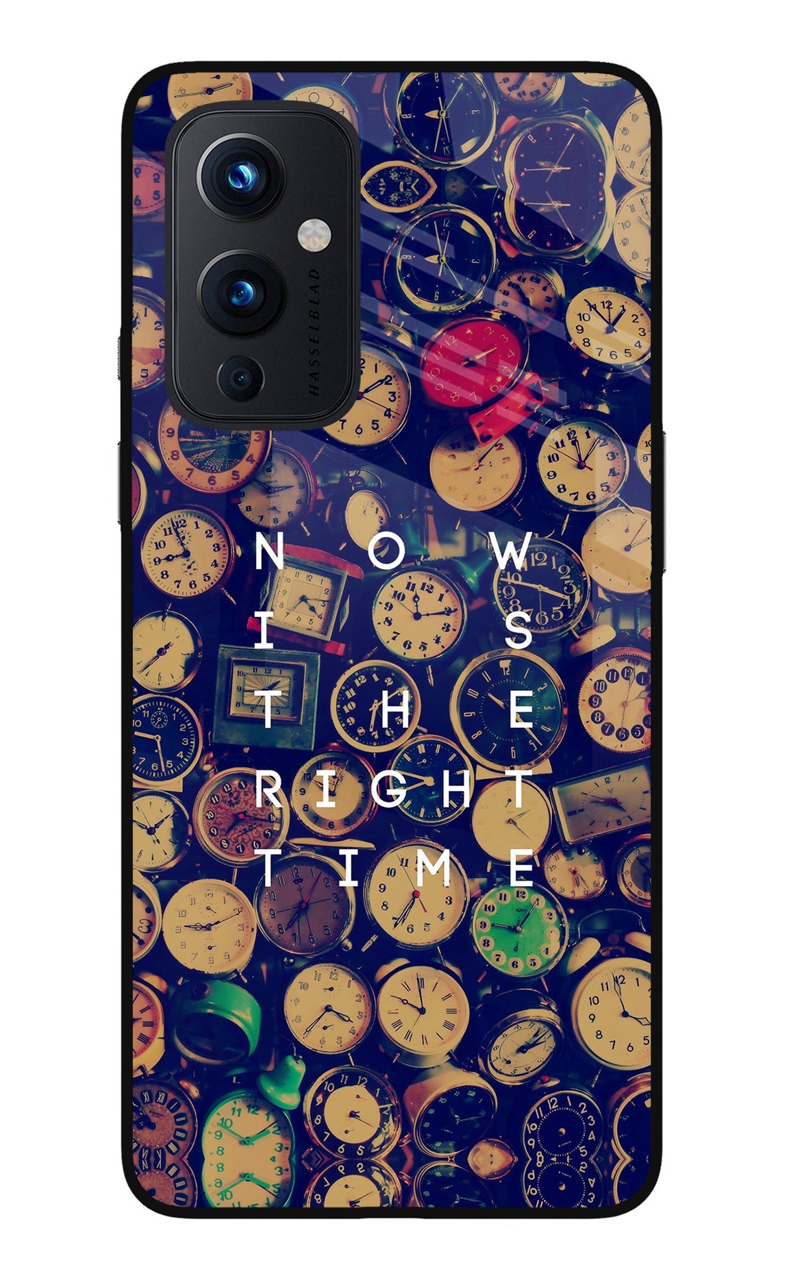 Now is the Right Time Quote Oneplus 9 Back Cover