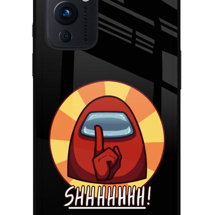 Among Us Shhh! Oneplus 9 Glass Case