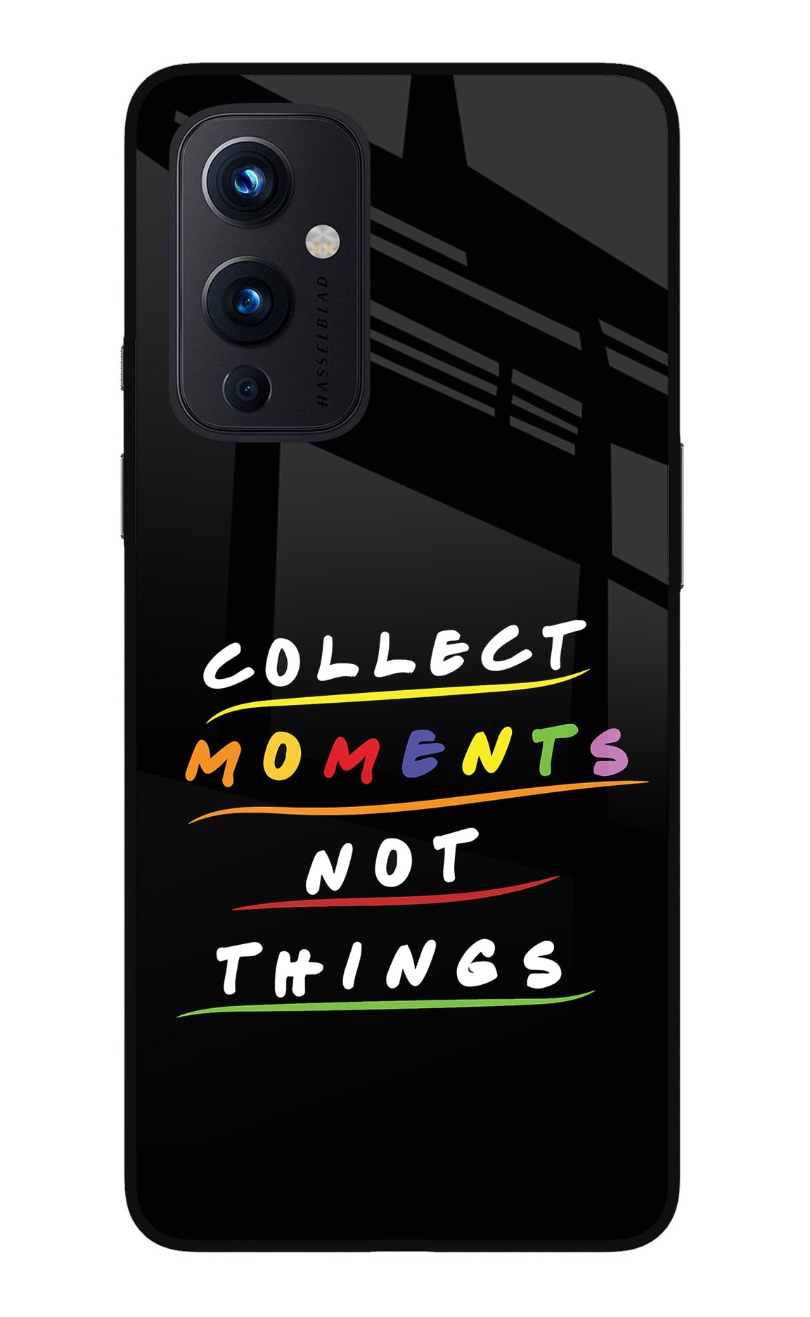 Collect Moments Not Things Oneplus 9 Glass Case