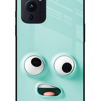 Funny Cartoon Oneplus 9 Glass Case Back Cover by Casekaro