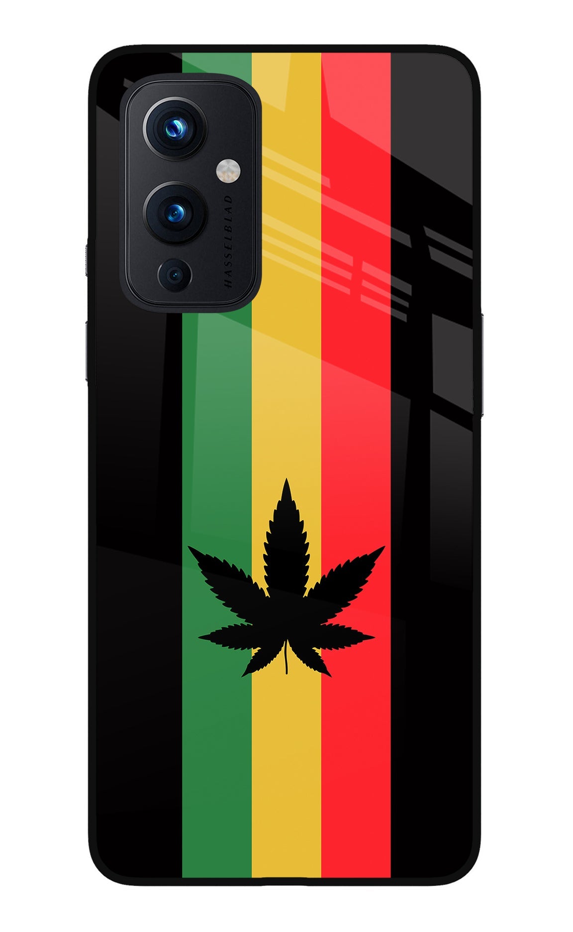 Weed Flag Oneplus 9 Glass Case