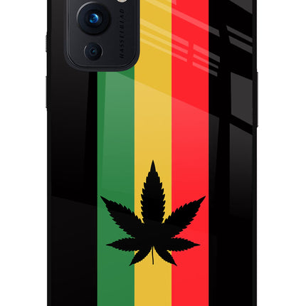 Weed Flag Oneplus 9 Glass Case