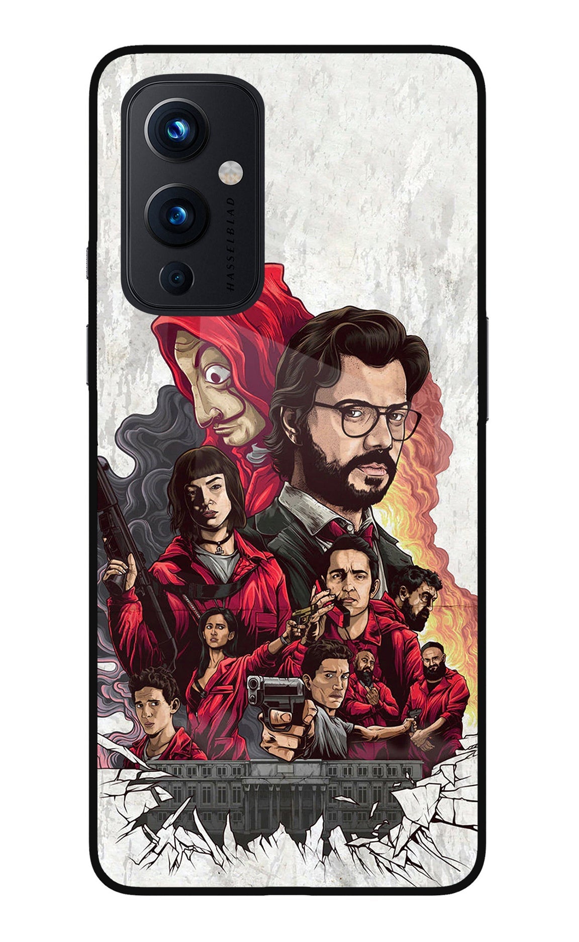 Money Heist Artwork Oneplus 9 Back Cover