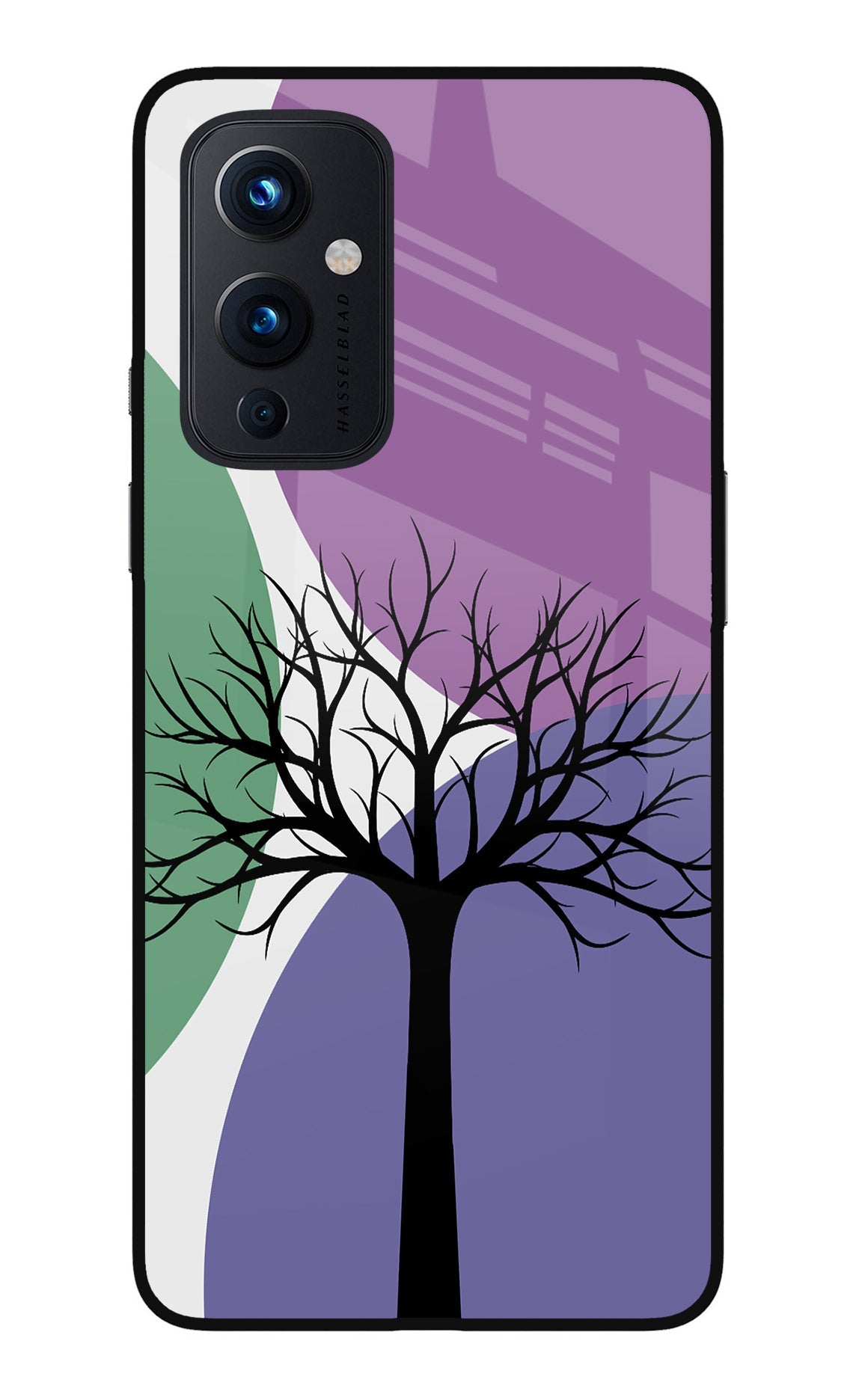 Tree Art Oneplus 9 Glass Case