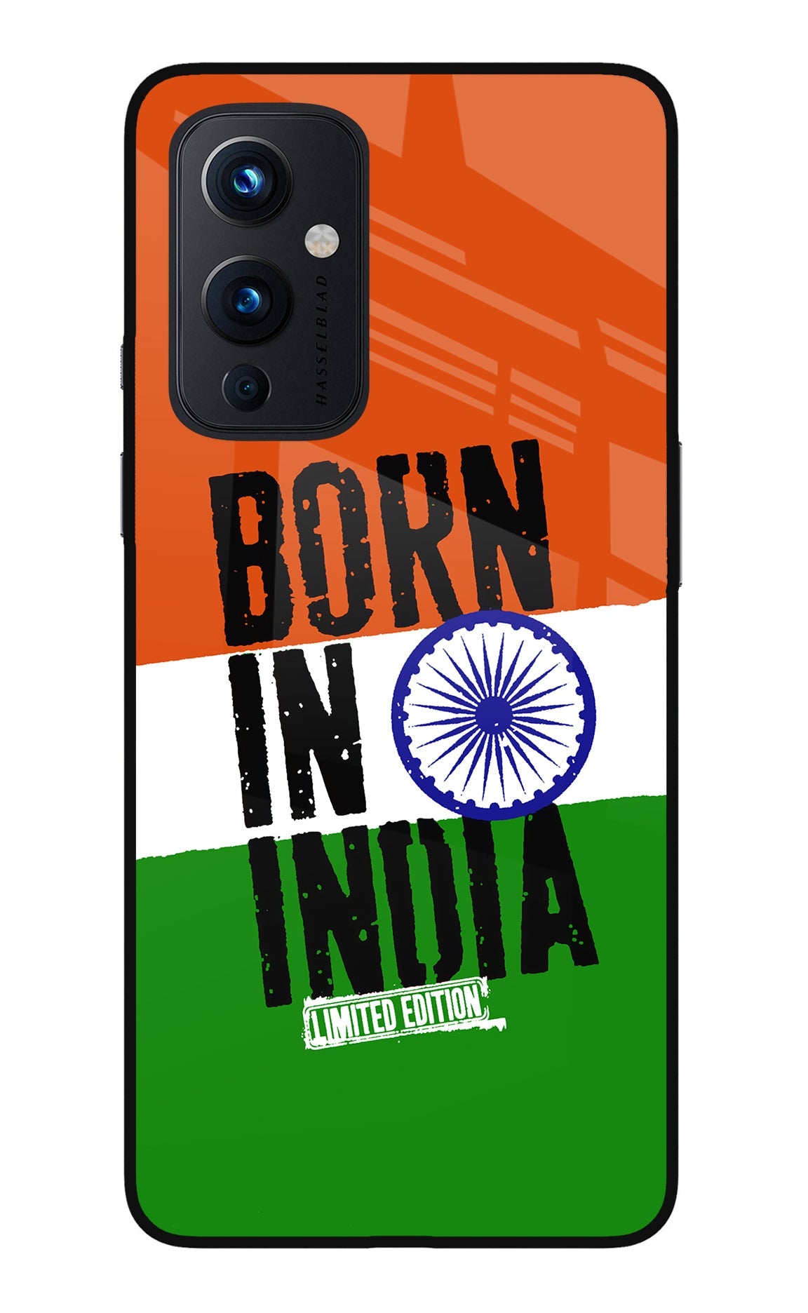 Born in India Oneplus 9 Glass Case