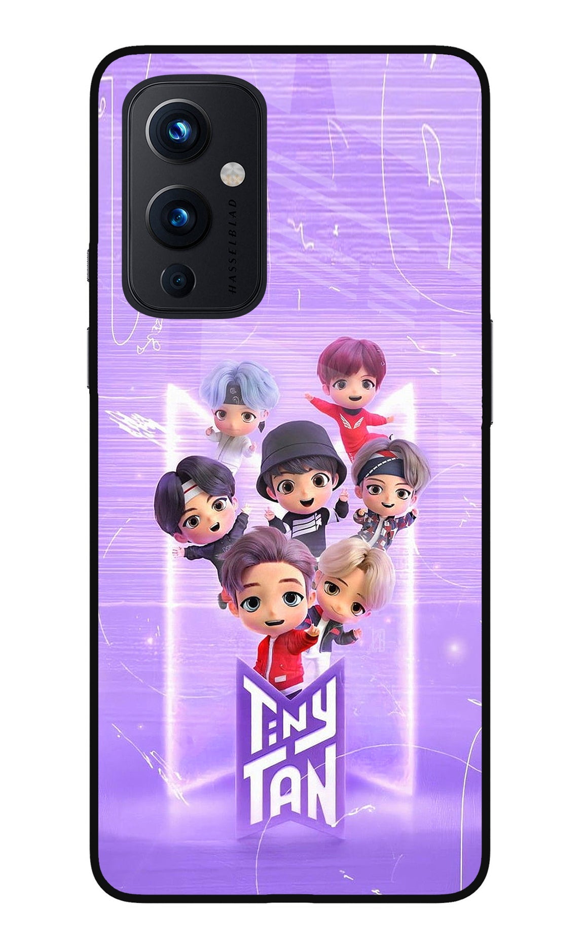 BTS Tiny Tan Oneplus 9 Glass Case