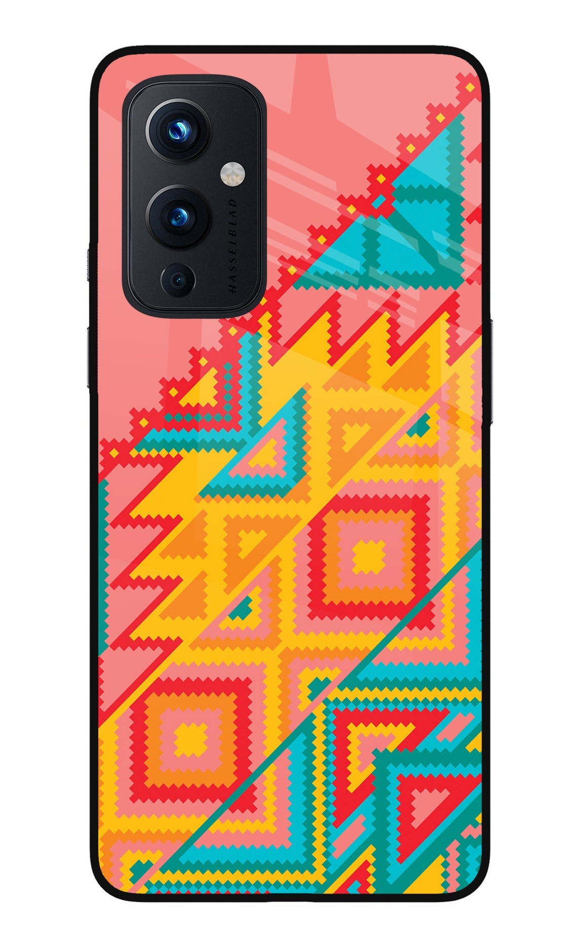 Aztec Tribal Oneplus 9 Glass Case