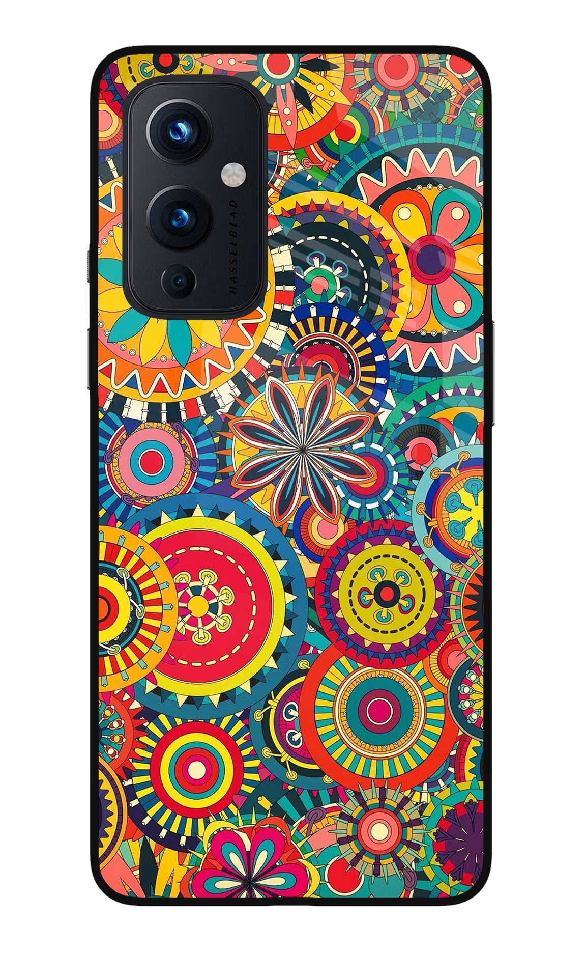 Gol Gol Art Oneplus 9 Glass Case Back Cover by Casekaro
