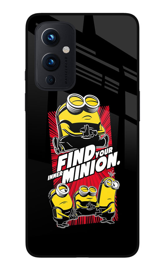 Find your inner Minion Oneplus 9 Glass Case