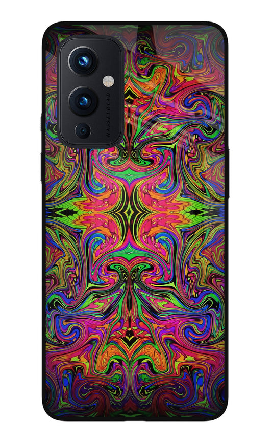 Psychedelic Art Oneplus 9 Glass Case