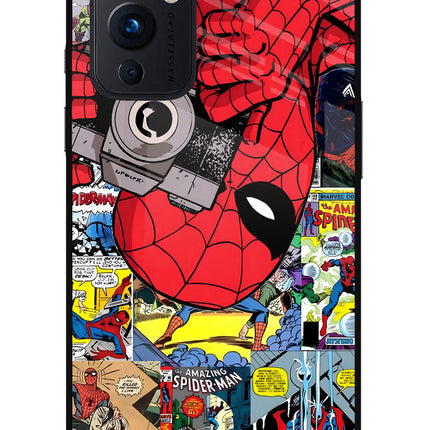 Spider Man Oneplus 9 Glass Case